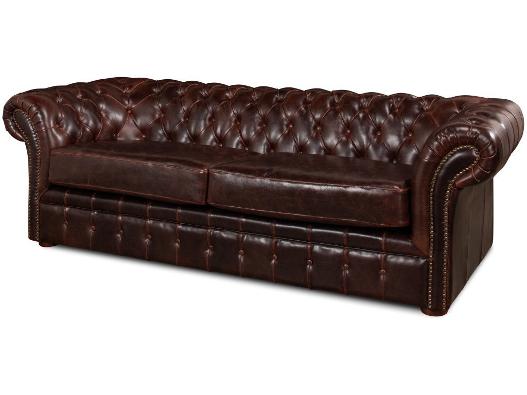 Piccadilly 3 Seat Sofa Club Leather - main image