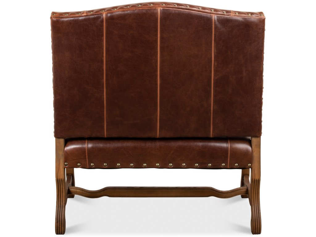 Italian Leather Settee - image 3