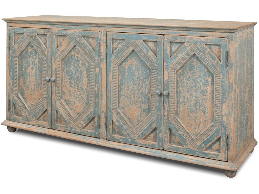 Four Diamonds Sideboard Blue - main image