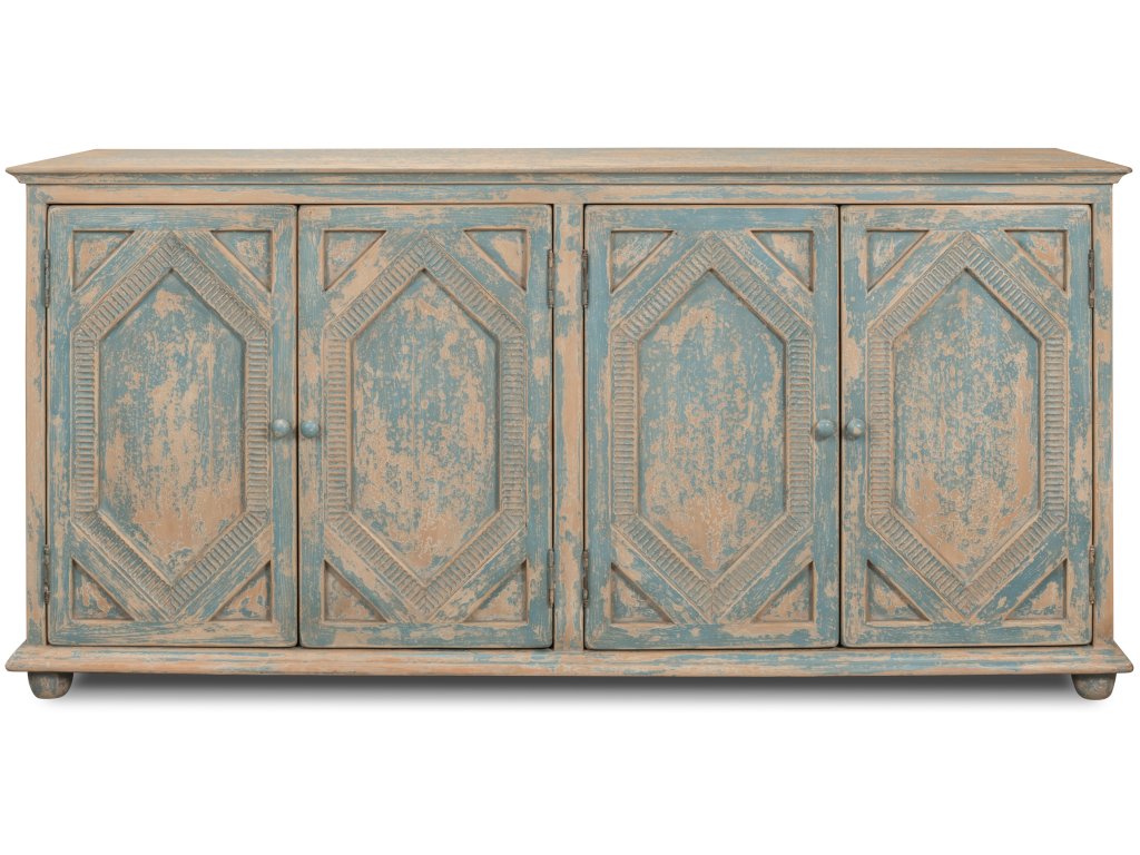 Four Diamonds Sideboard Blue - image 1