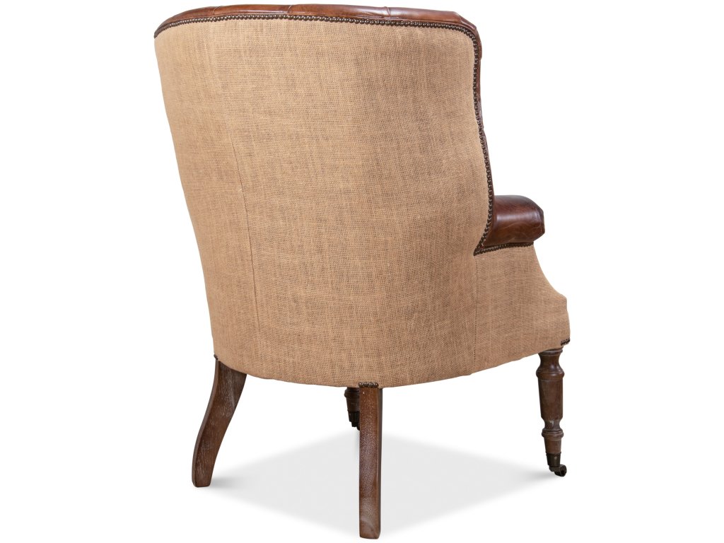 Welsh Leather & Jute Chair - image 4