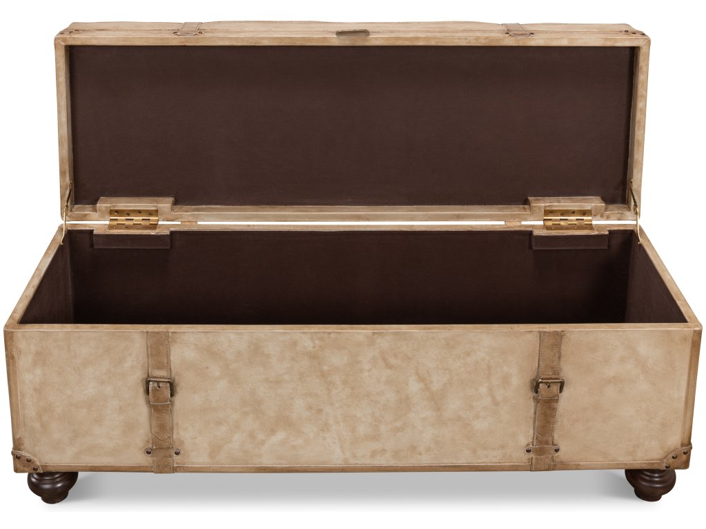 Leather Trunk/Bench Pearl Leather - image 4
