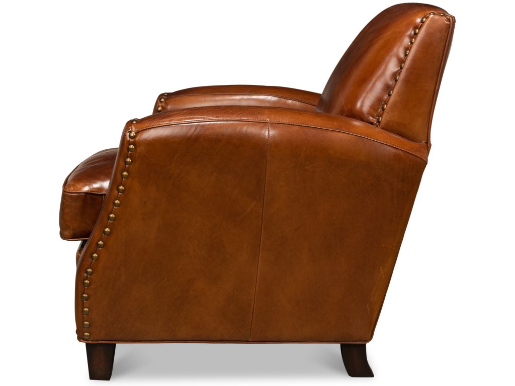 The Taft Lounge Chair Vintage Cigar - image 2