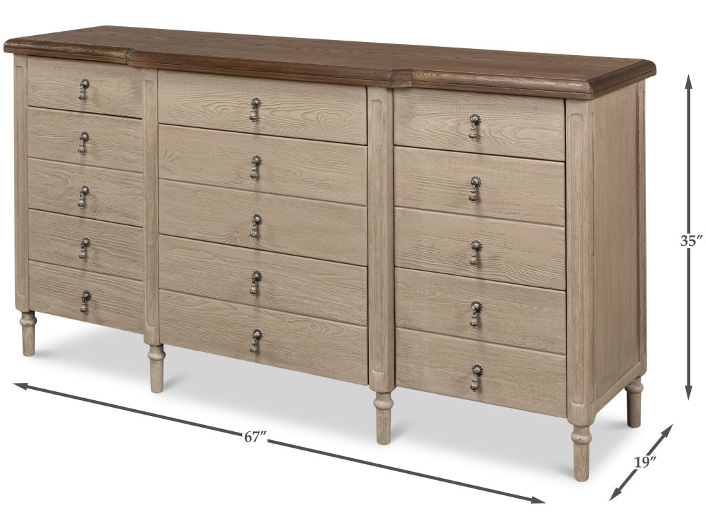 Asher 9 Drawer Sideboard - image 5