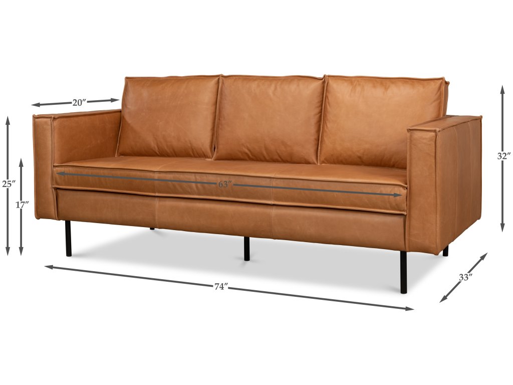 Esprit Leather Sofa - image 5