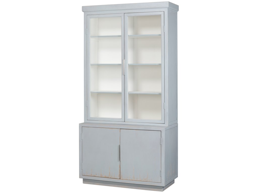 Maldives 2 Door Bookcase  Eros Blue - main image