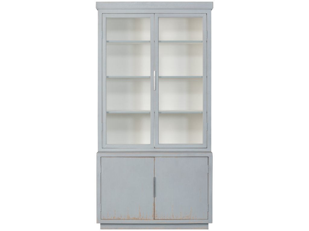 Maldives 2 Door Bookcase  Eros Blue - image 1