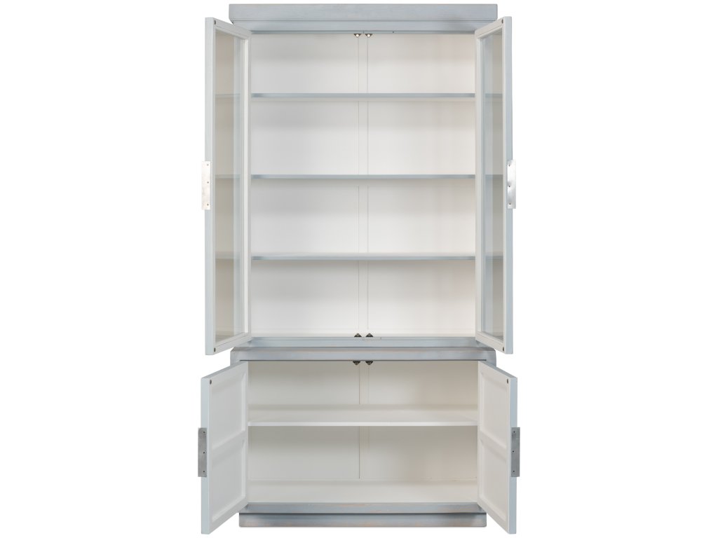 Maldives 2 Door Bookcase  Eros Blue - image 2