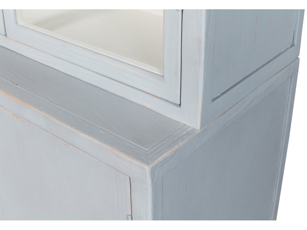 Maldives 2 Door Bookcase  Eros Blue - image 3