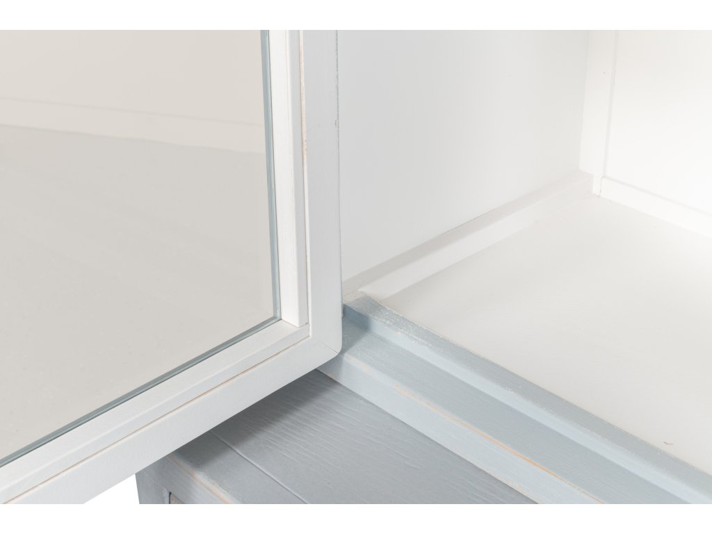 Maldives 2 Door Bookcase  Eros Blue - image 4