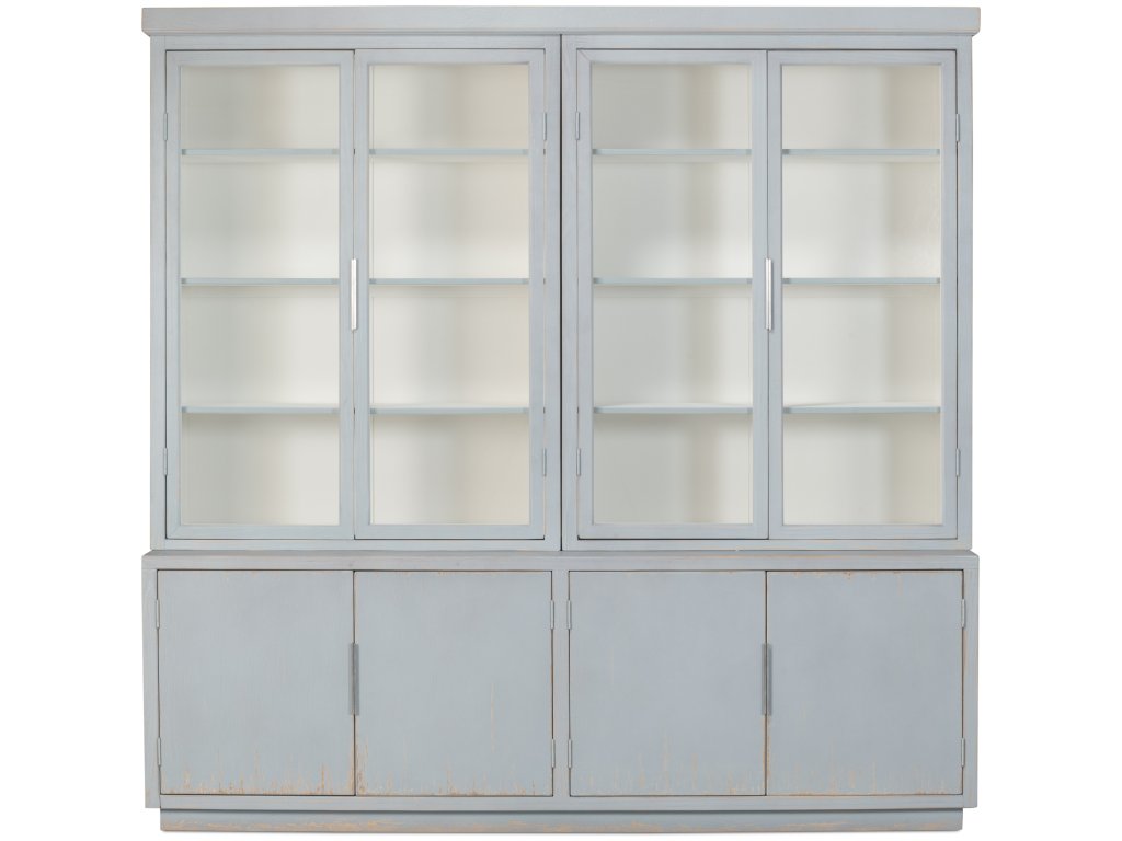 Maldives 4 Door Bookcase  Eros Blue - image 1