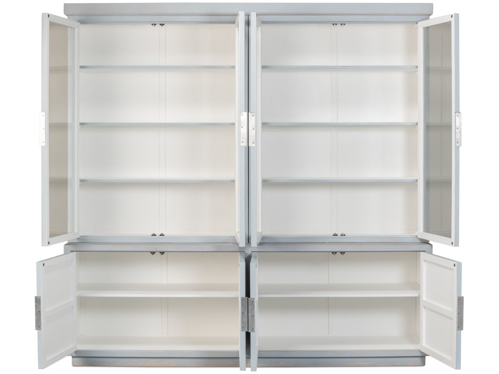 Maldives 4 Door Bookcase  Eros Blue - image 2