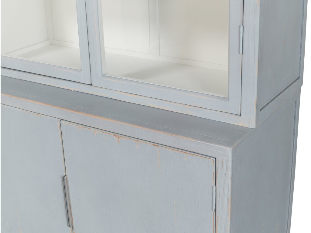 Maldives 4 Door Bookcase  Eros Blue - image 3