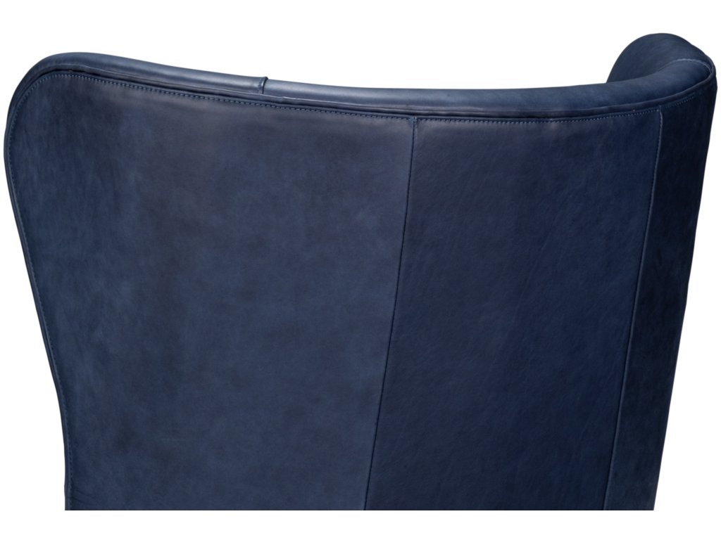 Hightower Distilled Leather Chair,Blue - image 7