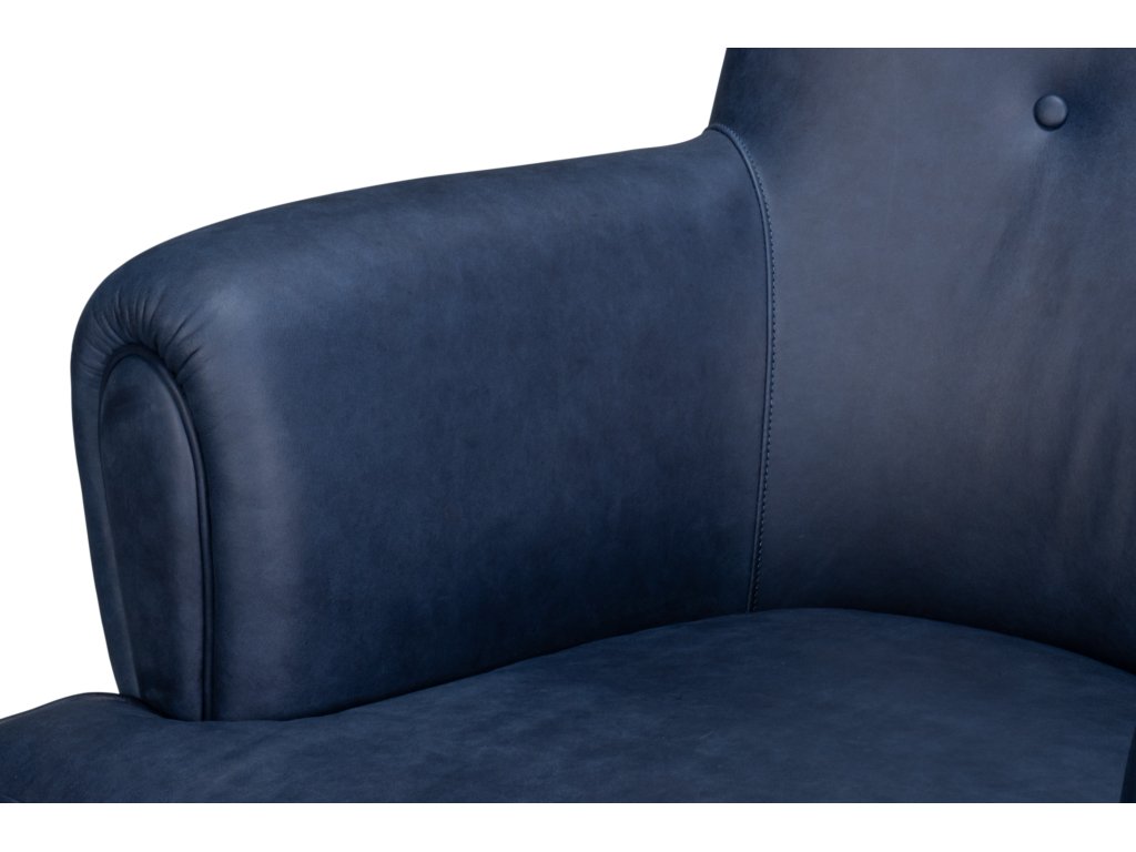 Hightower Distilled Leather Chair,Blue - image 9