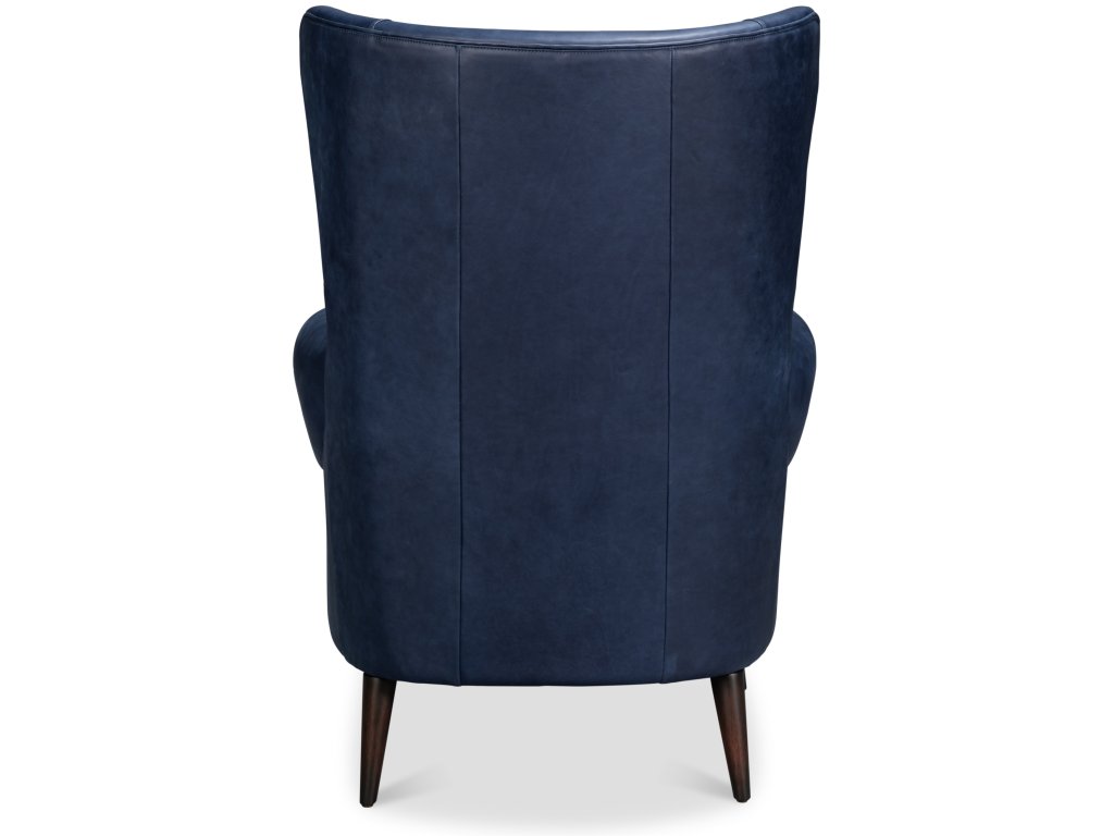 Hightower Distilled Leather Chair,Blue - image 4
