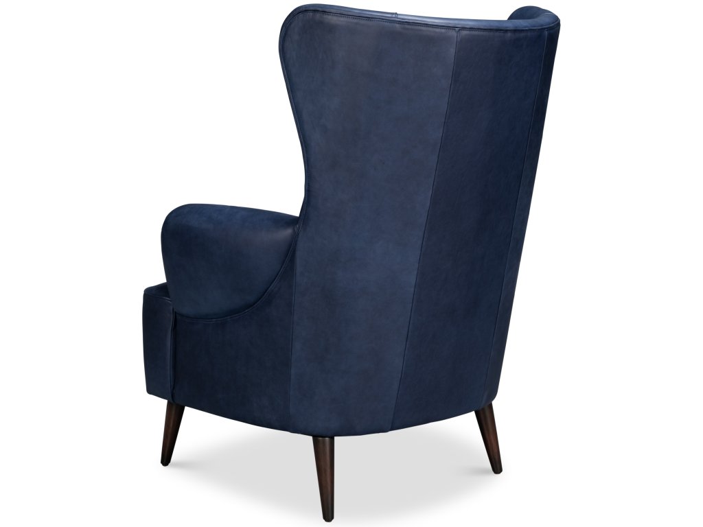 Hightower Distilled Leather Chair,Blue - image 5