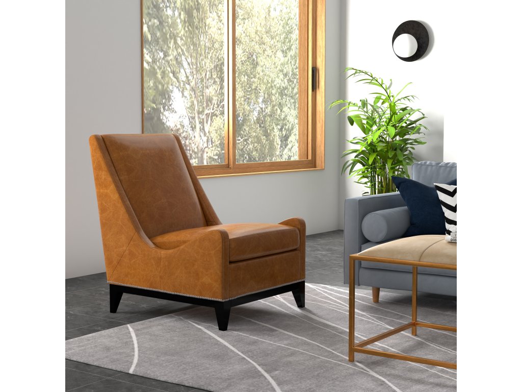 Brandy Accent Chair, Cuba Brown - image 8