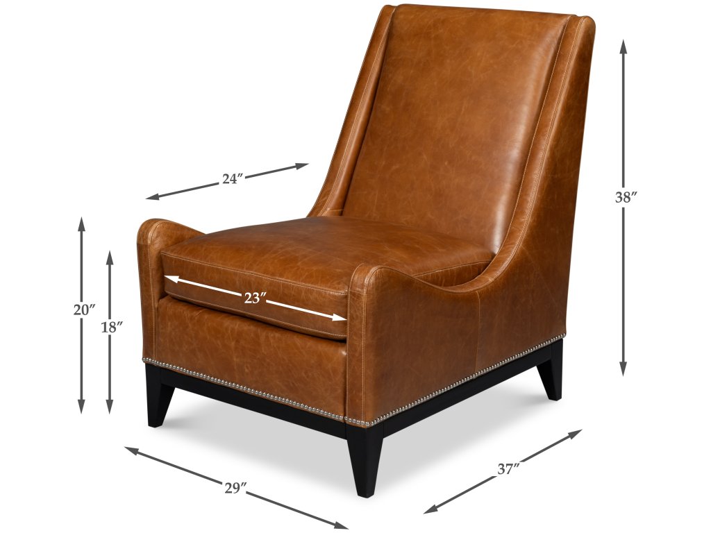 Brandy Accent Chair, Cuba Brown - image 1