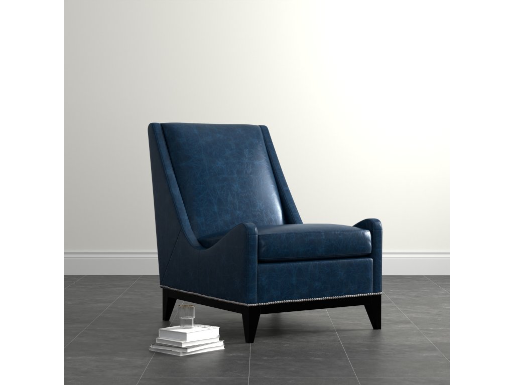 Brandy Accent Chair, Chateau Blue - image 7