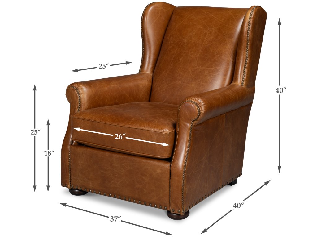 London Dry Accent Chair, Cuba Brown - image 1