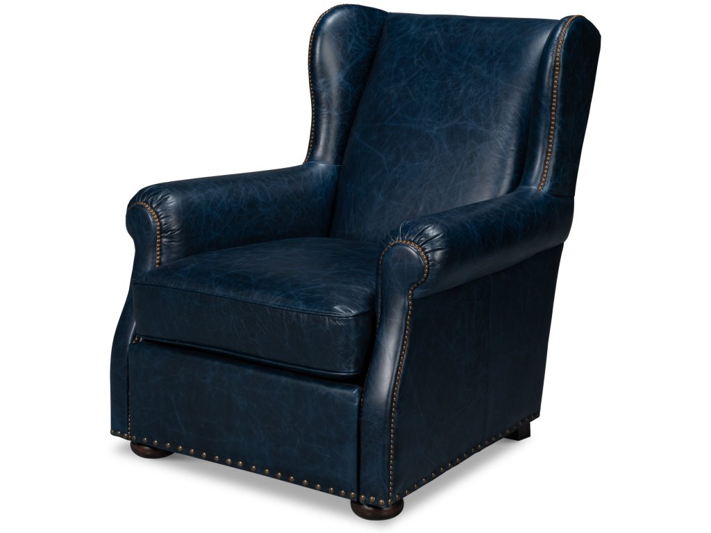 London Dry Accent Chair, Chateau Blue - main image