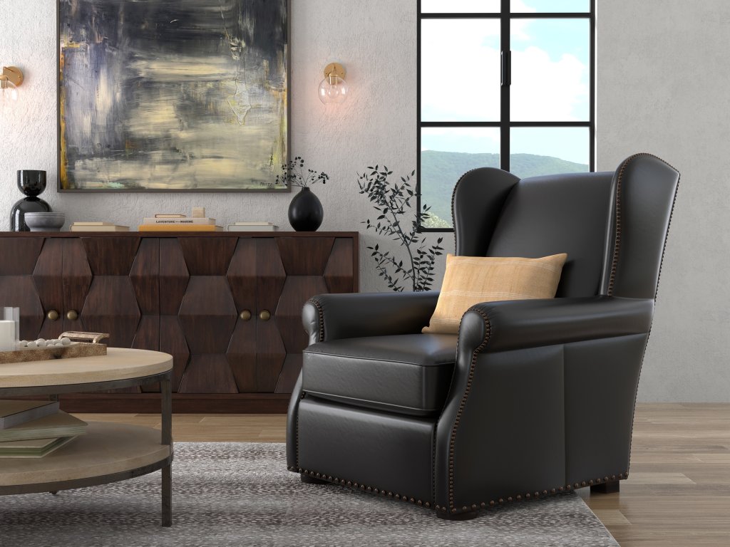 London Dry Accent Chair, Onyx Black - image 8