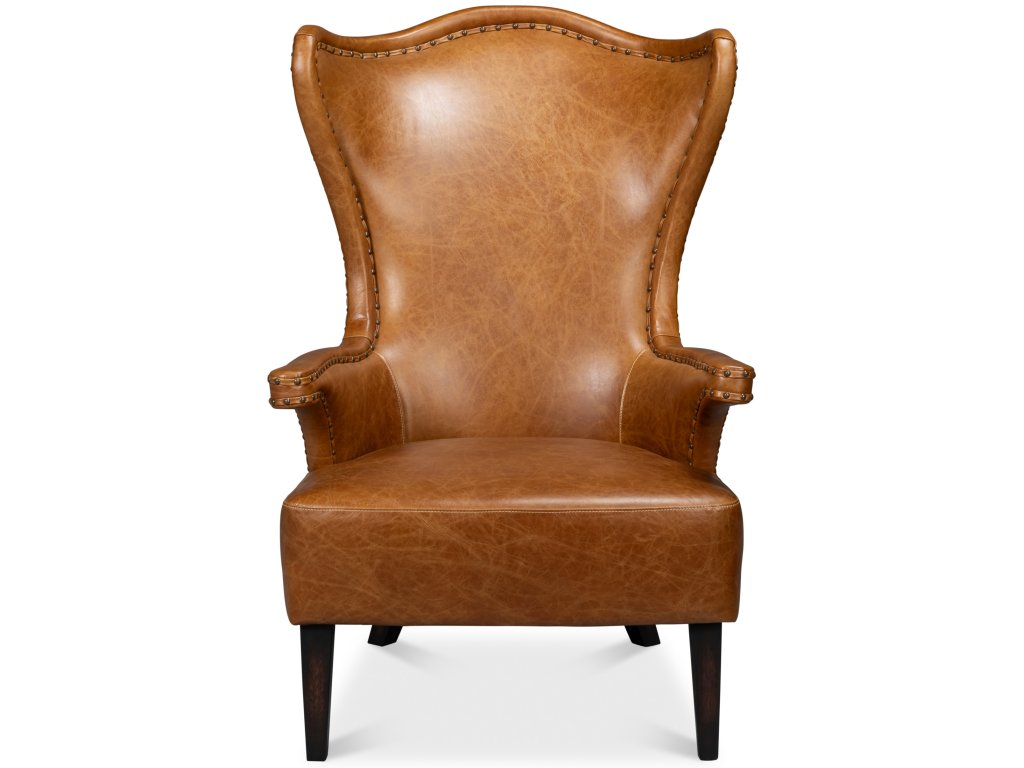 Drake Distilled Leather Chair,Cuba Brown - image 2