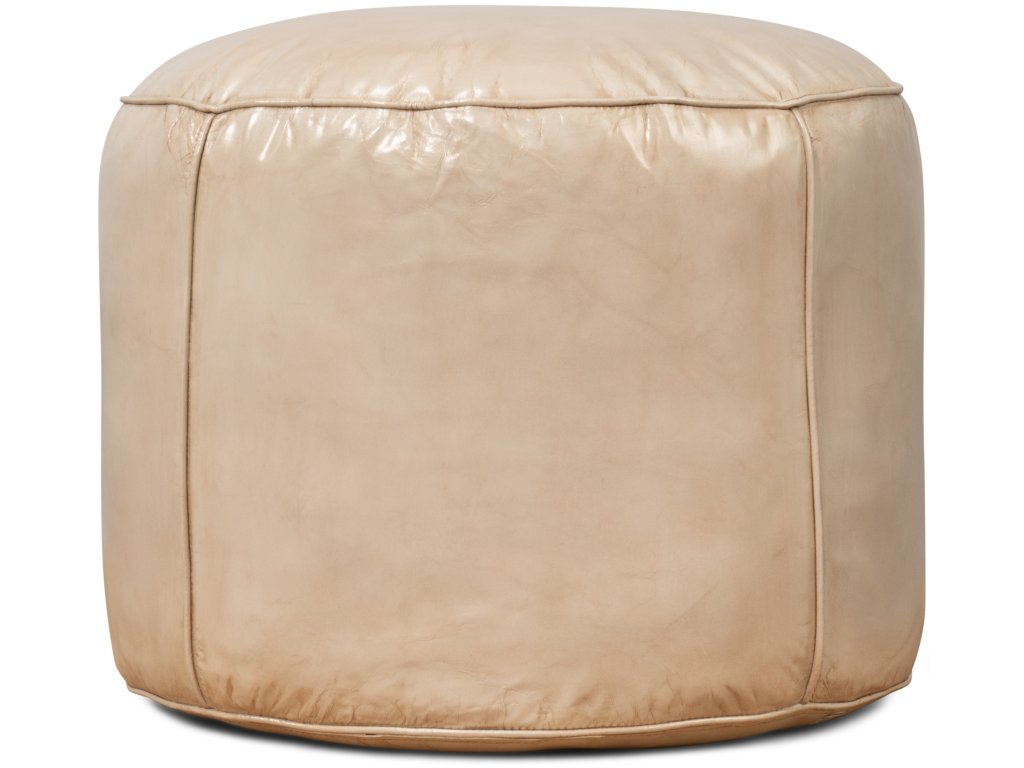 Soccerball Stool, Taupe Leather - image 7