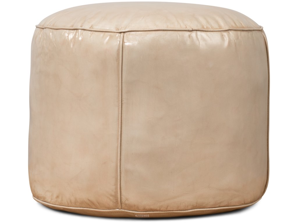 Soccerball Stool, Taupe Leather - image 8