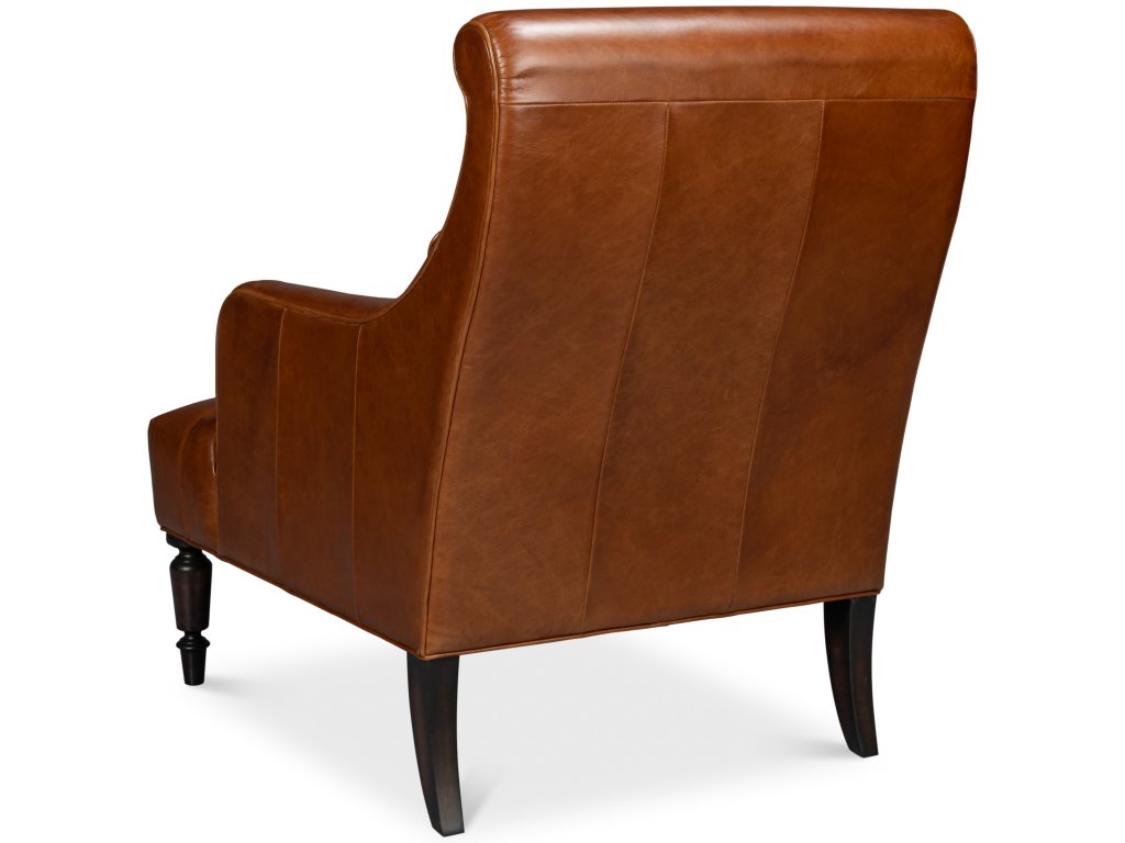Benton Distilled Leather Chair,Brown - image 5