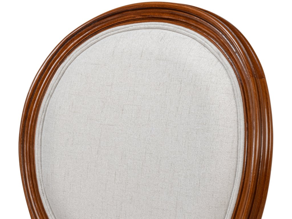 Hugo Oval Side Chair, Brown - image 7