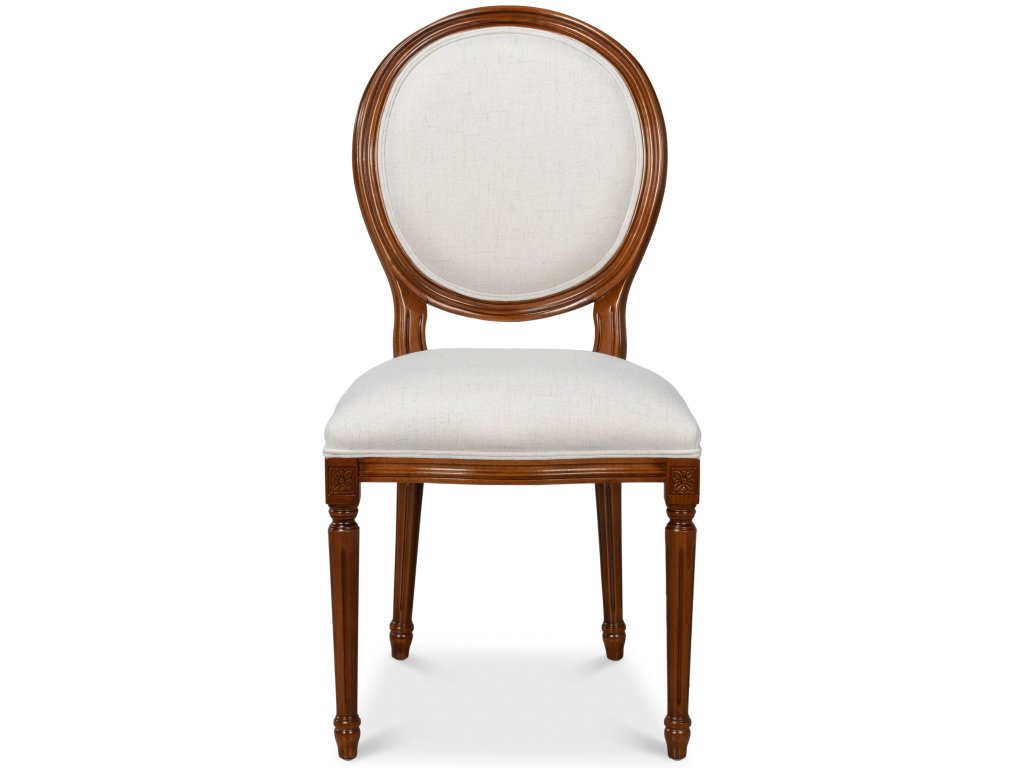 Hugo Oval Side Chair, Brown - image 2