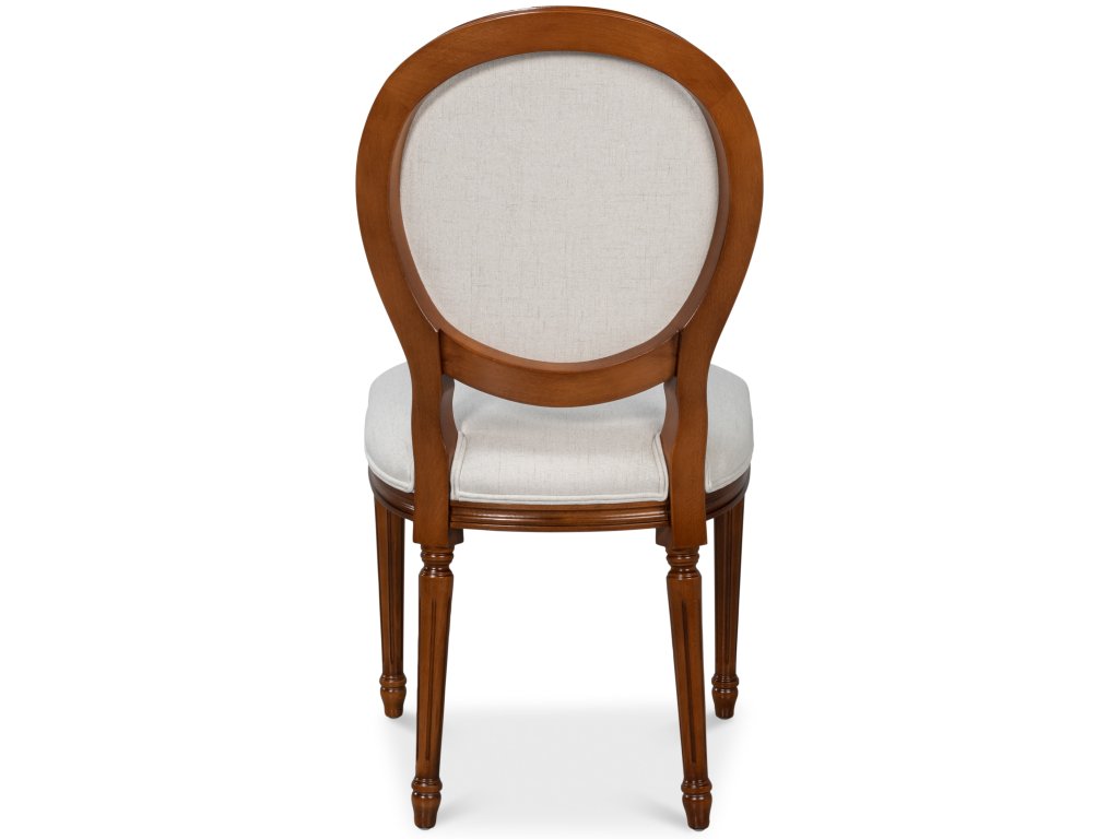Hugo Oval Side Chair, Brown - image 4