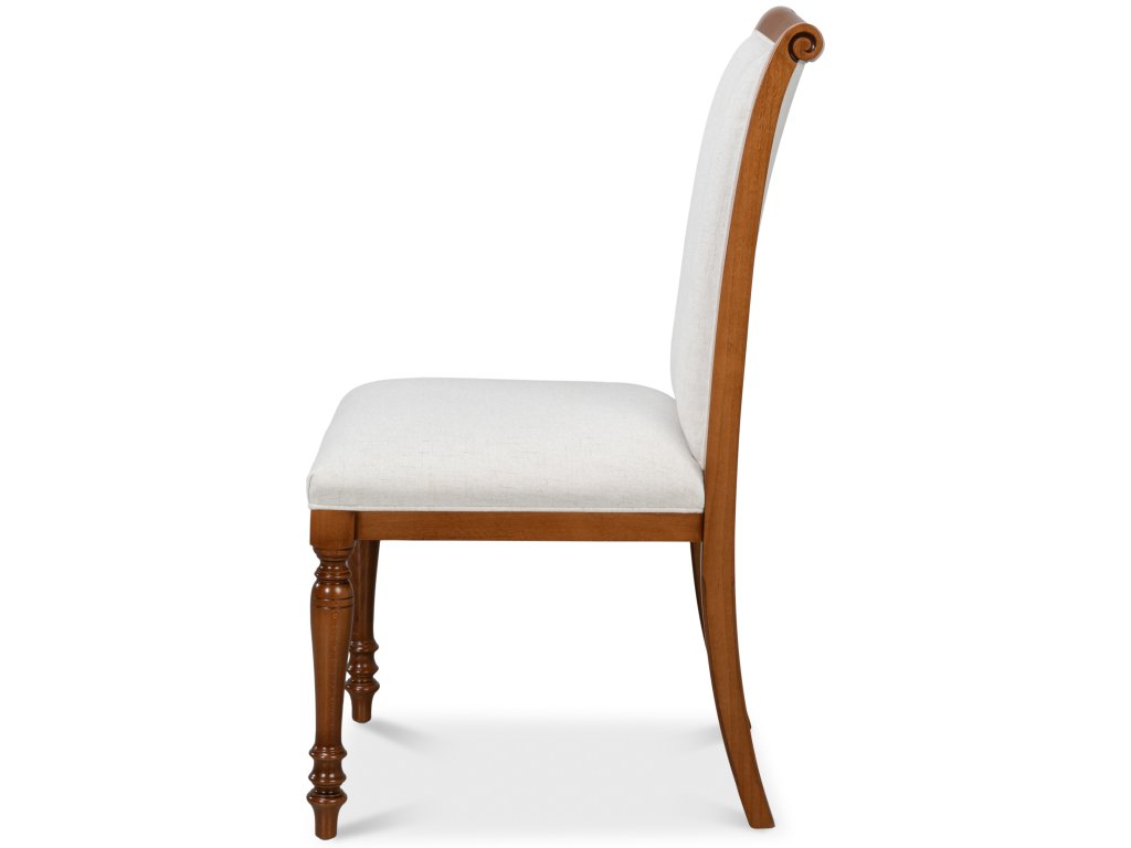 Polk Fabric Side Chair, Brown - image 3