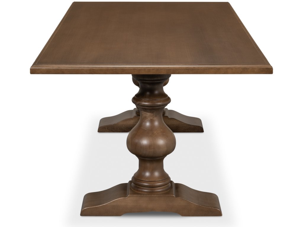 Lionisio Trestle Table, Driftwood Finish - image 7