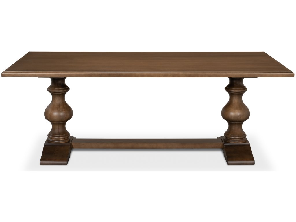 Lionisio Trestle Table, Driftwood Finish - image 2