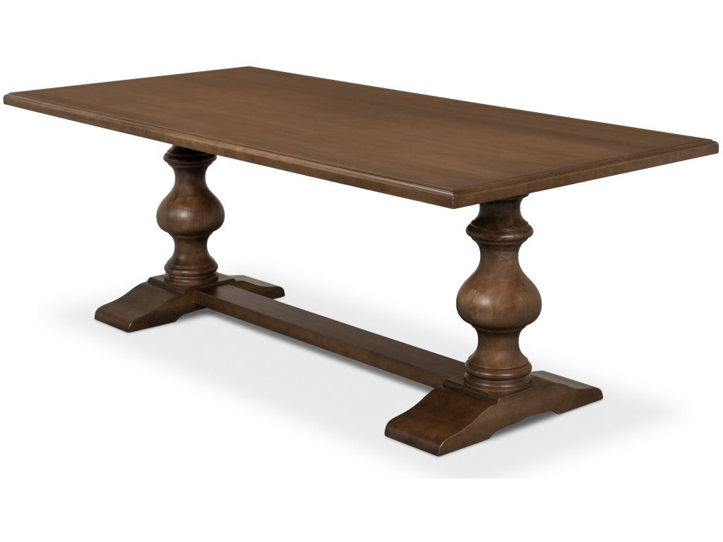 Lionisio Trestle Table, Driftwood Finish - image 3