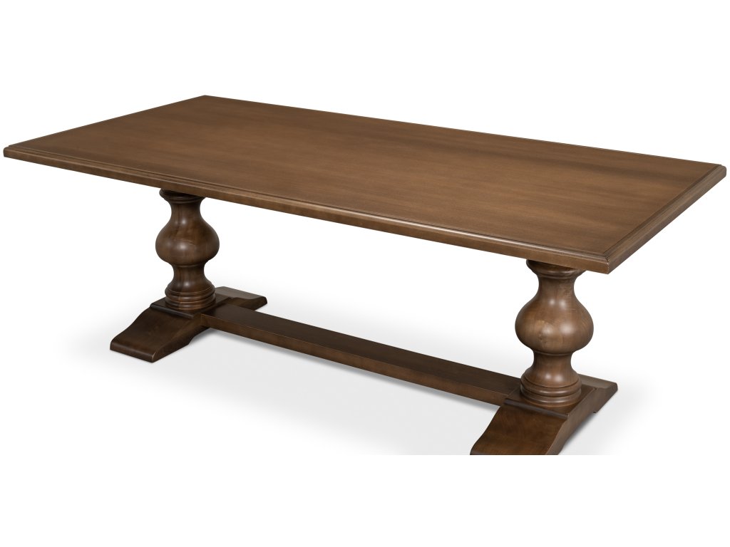 Lionisio Trestle Table, Driftwood Finish - image 4