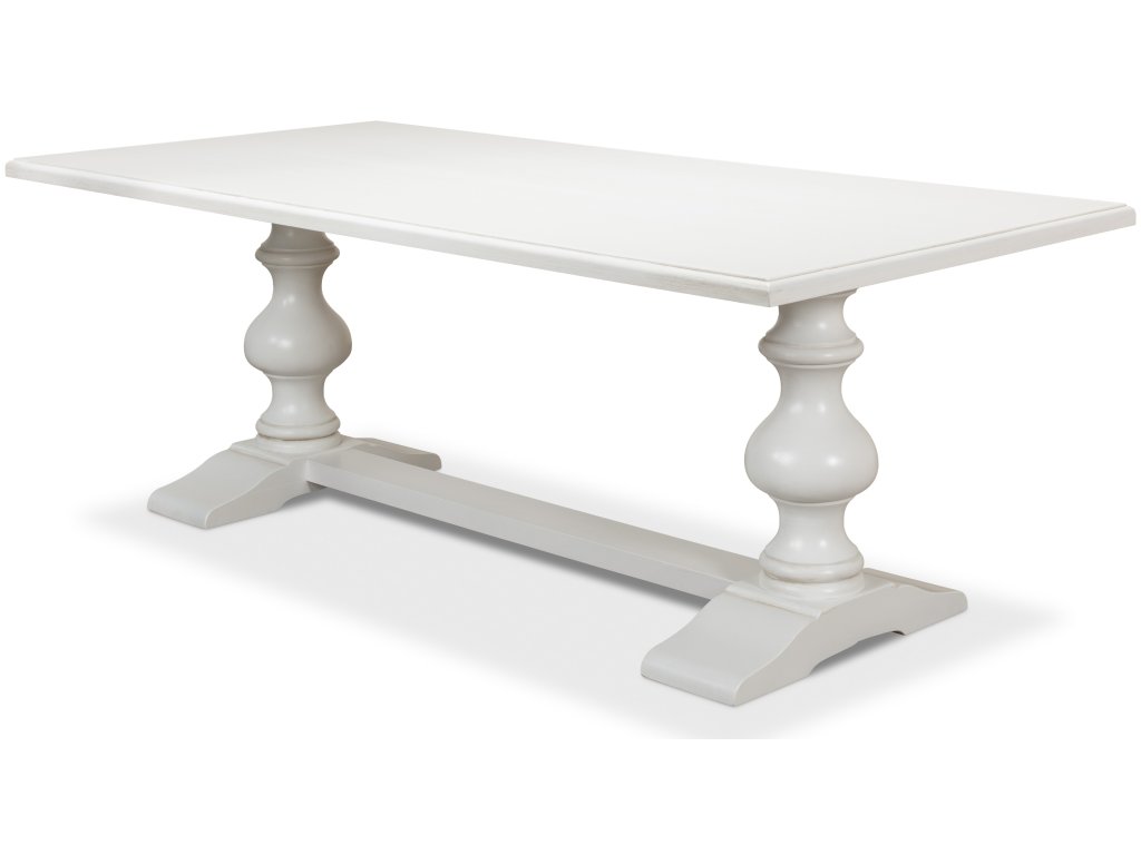 Lionisio Trestle Table, Cortina White - image 3