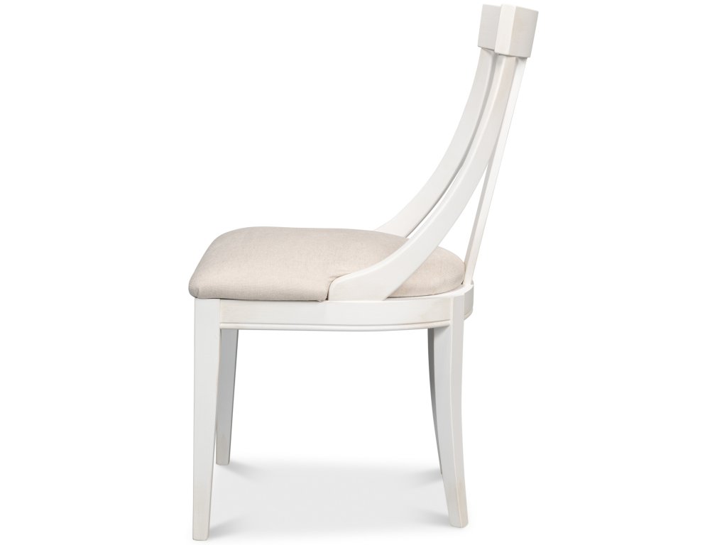 Deco Side Chair,Cortina White,Taupe - image 3
