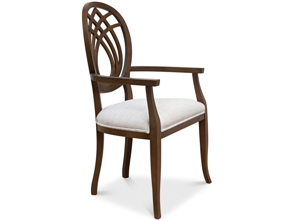 Goccia Arm Chair, Driftwood, Oatmeal - main image