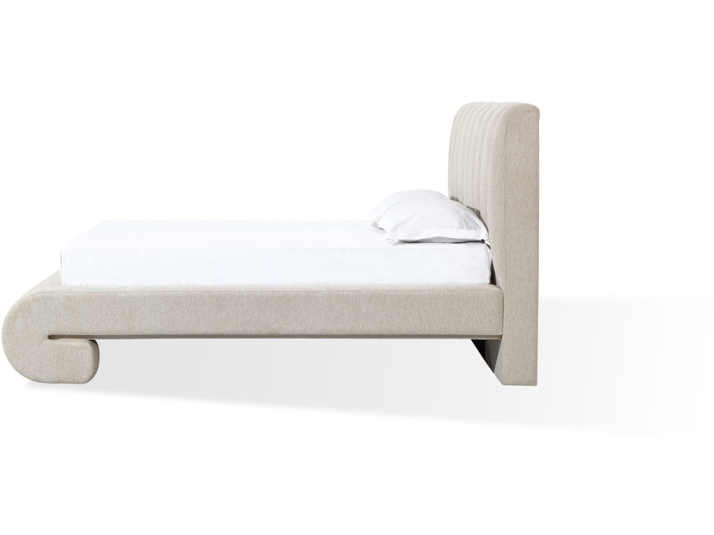 Savage Maximalist Upholstered Bed in Sandy Chenille - image 5