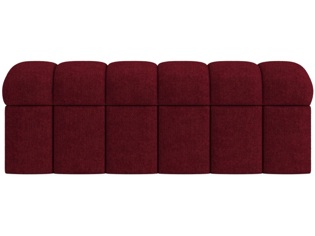 Savage Upholstered Storage Bench in Ruby Chenille - image 1