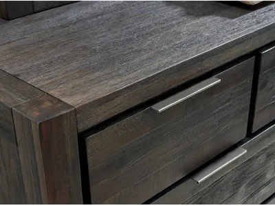 Savanna Seven Drawer Solid Wood Dresser in Coffee Bean (2024)