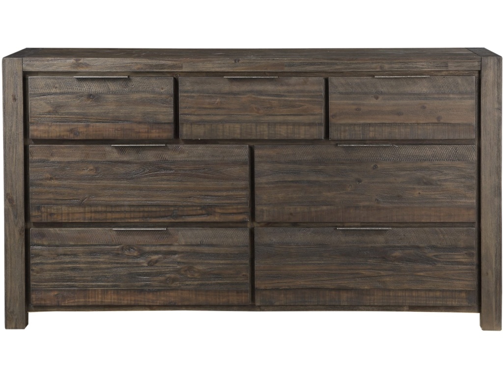 Savanna Seven Drawer Solid Wood Dresser in Coffee Bean (2024) - image 4