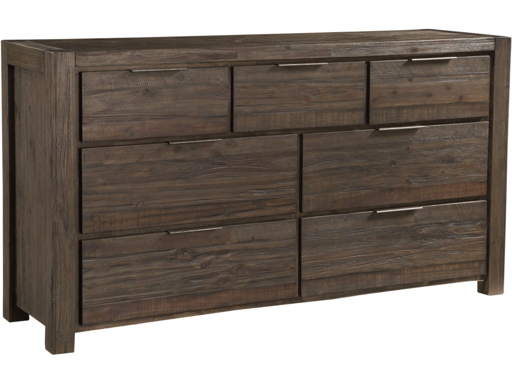 Savanna Seven Drawer Solid Wood Dresser in Coffee Bean (2024) - image 6