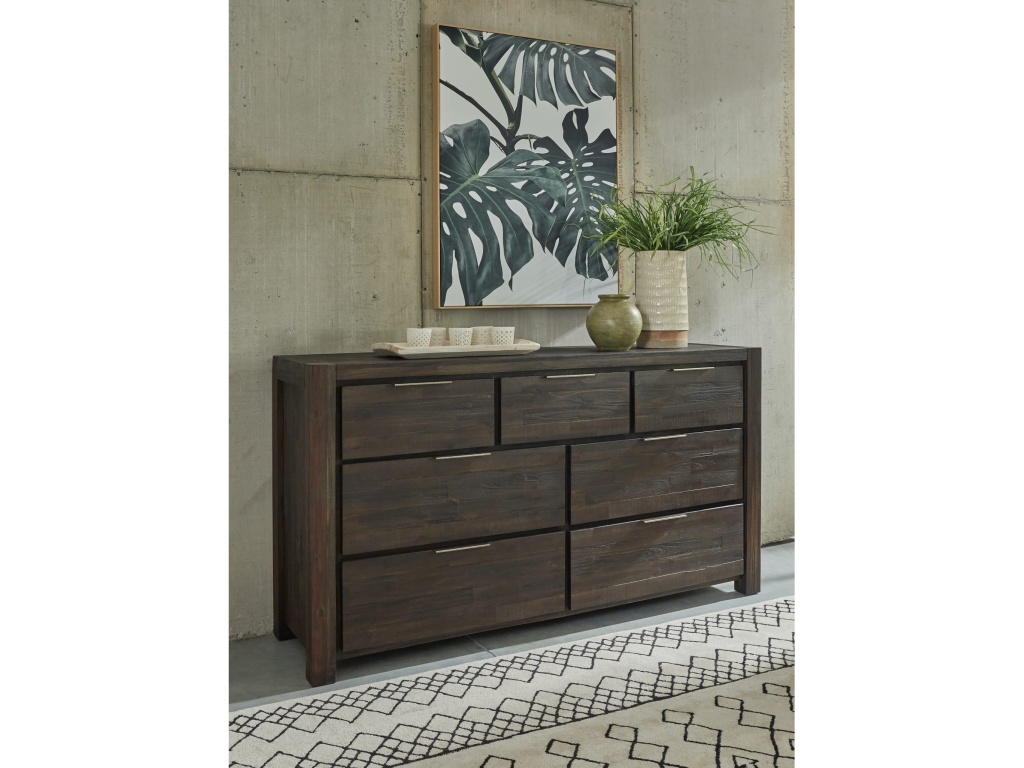 Savanna Seven Drawer Solid Wood Dresser in Coffee Bean (2024) - image 7