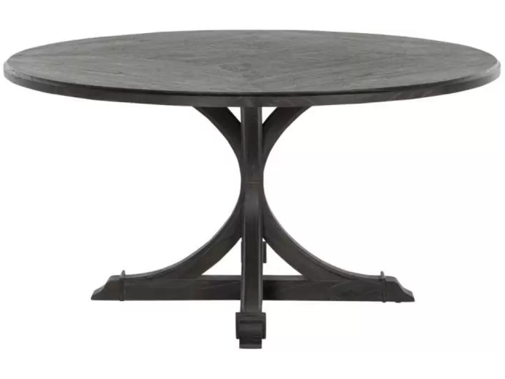 Adams Round Dining Table - Dark - image 1