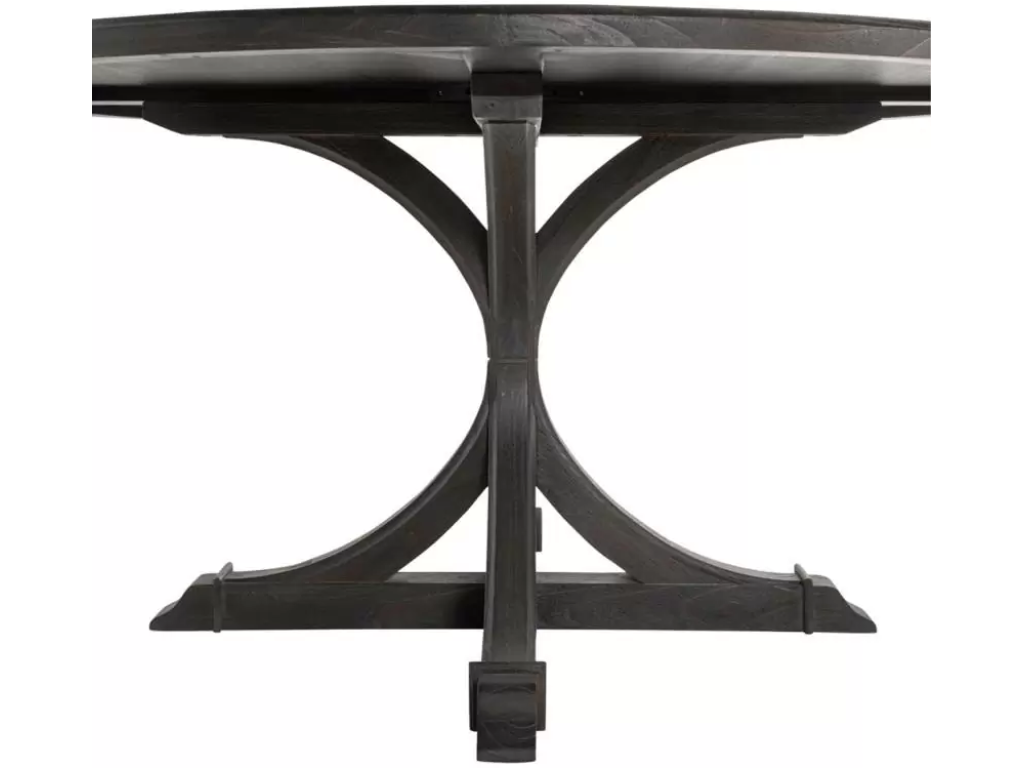 Adams Round Dining Table - Dark - image 5